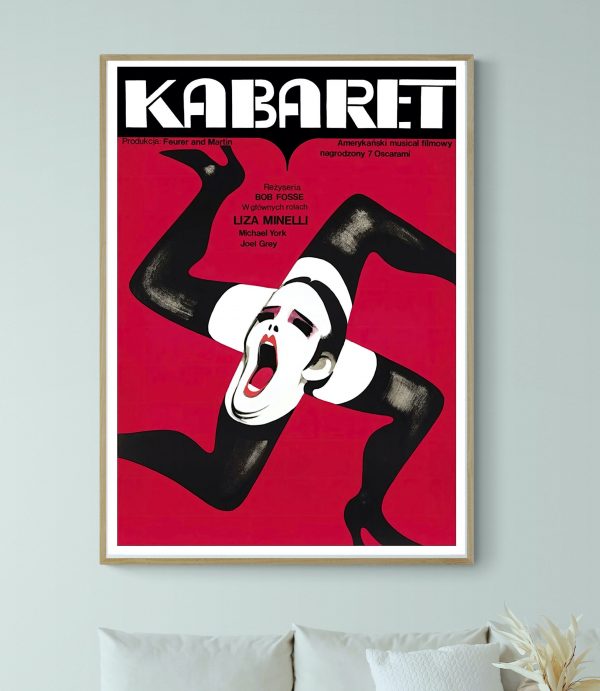 Affiche vintage du Moulin Rouge représentant La Goulue, célèbre danseuse de cabaret.