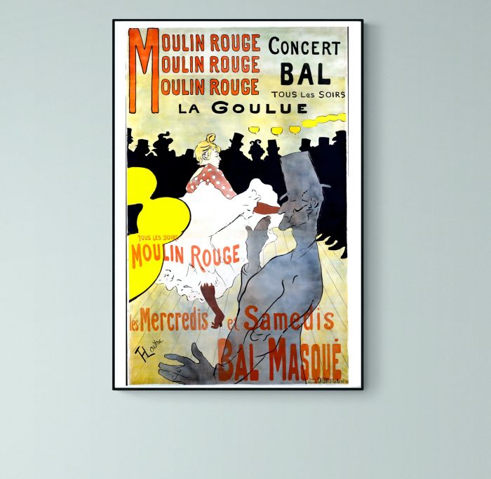 Affiche Moulin Rouge, la goulue