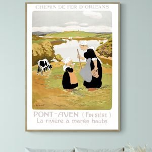 Affiche Pont Aven Finistère