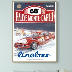Affiche 68e Rallye Montecarlo 2000