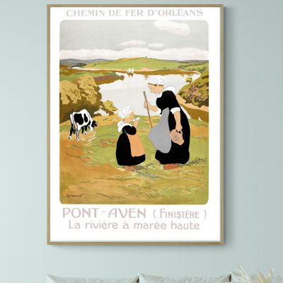 Affiche Pont Aven Finistère