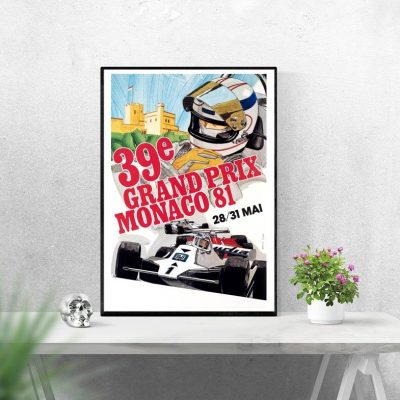 Affiche 39e Grand Prix Monaco 1981