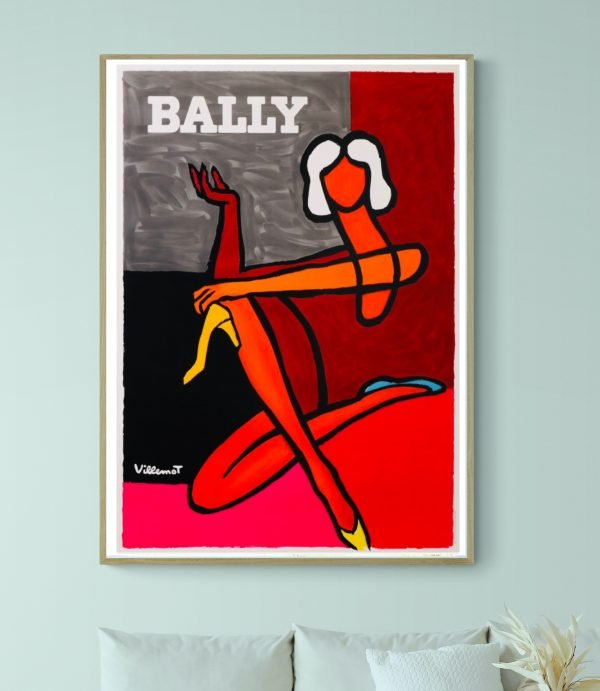Affiche Chaussures Bally Femmes Shoes 1978