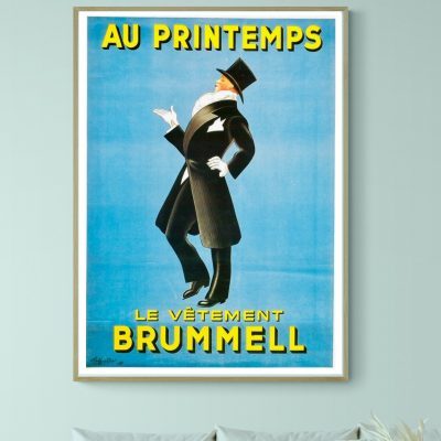 Affiche Au Printemps, Le Vêtement Brummell