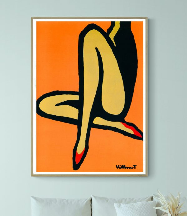 Affiche vintage de la Nuit aux Temps des Ballets Russes, 1952, avec illustration artistique colorée.