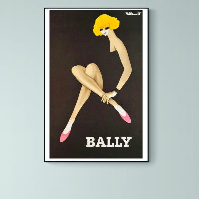 Affiche Chaussures Bally 1982