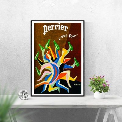 Affiche Perrier c'est Fou