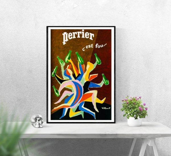 Affiche Perrier c'est Fou