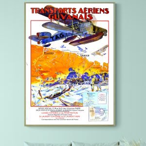 Affiche Transports Aériens Guyanais