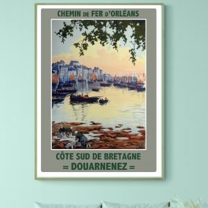 Affiche Douarnenez, Cote Sud de Bretagne