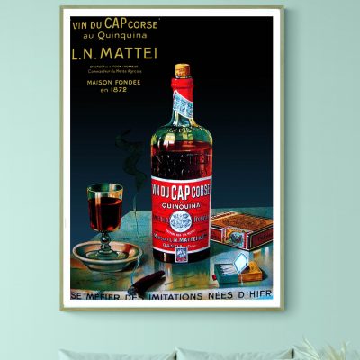 Affiche Vin du Cap Corse - Mattei