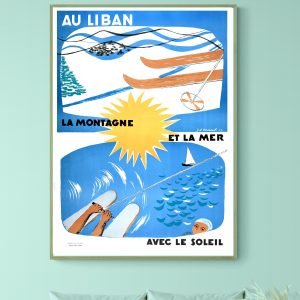 Affiche Au Liban, à la Montagne et la Mer