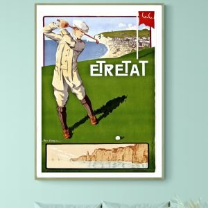 Affiche Golf Etretat