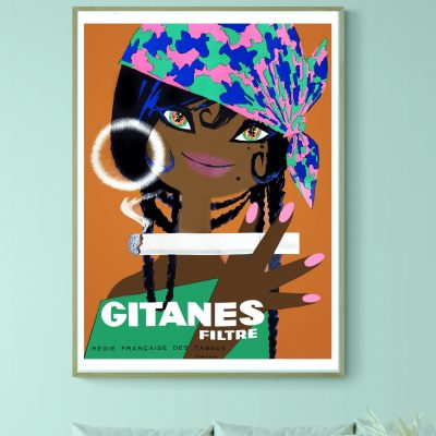 Affiche Cigarettes Gitanes