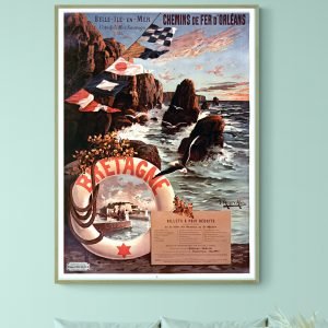 Affiche Belle Ile en Mer - Bretagne