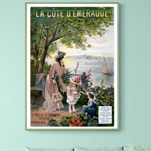 Affiche La Côte d'Emeraude