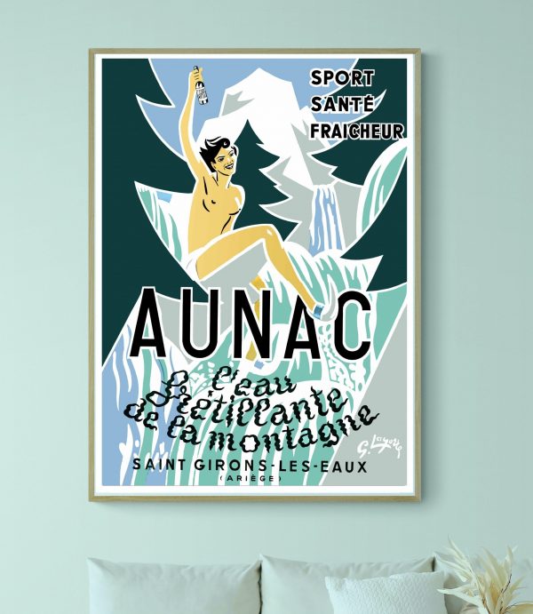 Balade en nature avec affiche vintage Bretagne.
