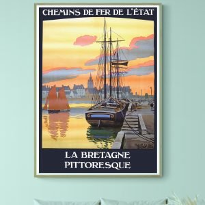 Affiche La Bretagne Pittoresque