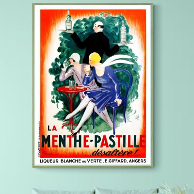 Affiche La Menthe Pastille Désaltère