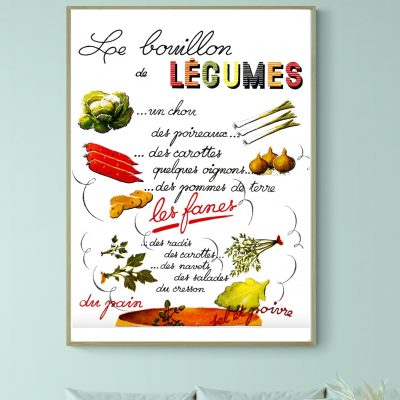 Affiche Le Bouillon de Légumes