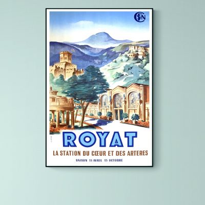 Affiche Royat, la Station du coeur et des Artères
