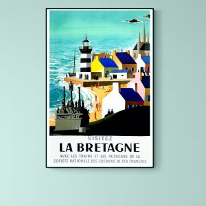 Affiche Visitez la Bretagne