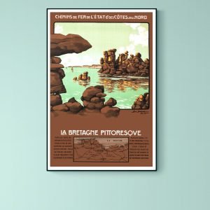 Affiche La Bretagne Pittoresque