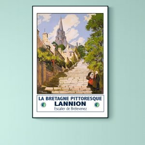 Affiche Lannion, la Bretagne Pittoresque