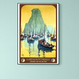 Affiche Camaret les Tas de Pois - La Bretagne Pittoresque