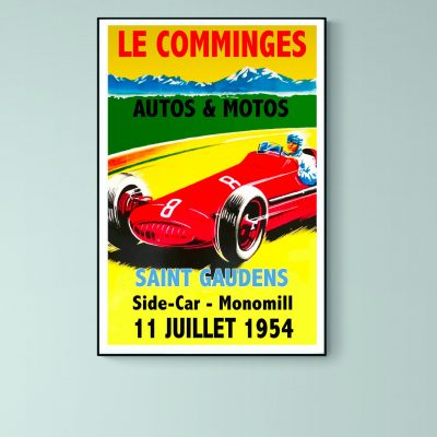 Affiche Le Comminges - Saint Gaudens 1954