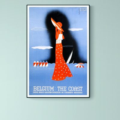 Affiche Belgium the Coast