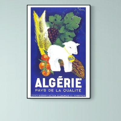 Affiche Algérie, pays de la qualité