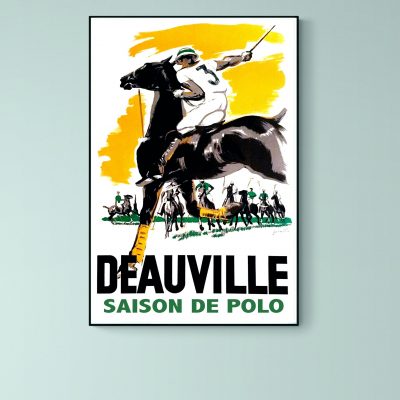 Affiche Deauville, saison de polo