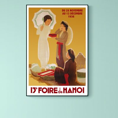 Affiche 13e Foire Hanoi 1936