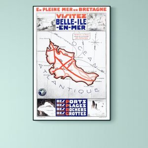 Affiche Visitez Belle Ile en Mer