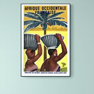 Affiche Afrique Occidentale Française