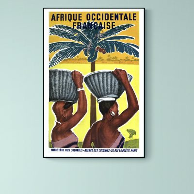 Affiche Afrique Occidentale Française