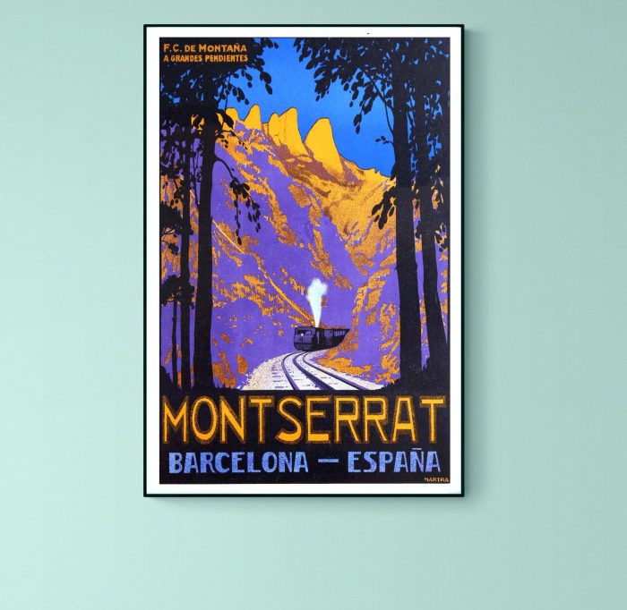 Affiche Montserrat - Espagne
