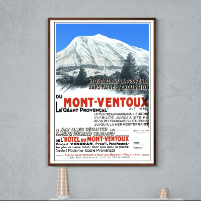 Affiche Mont Ventoux, le géant provençal