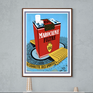 Affiche Cigarettes Marocaine Filtre