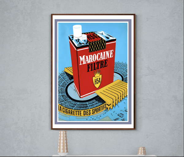 Affiche Cigarettes Marocaine Filtre
