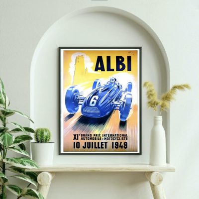 Affiche Albi, Grand Prix International 1949