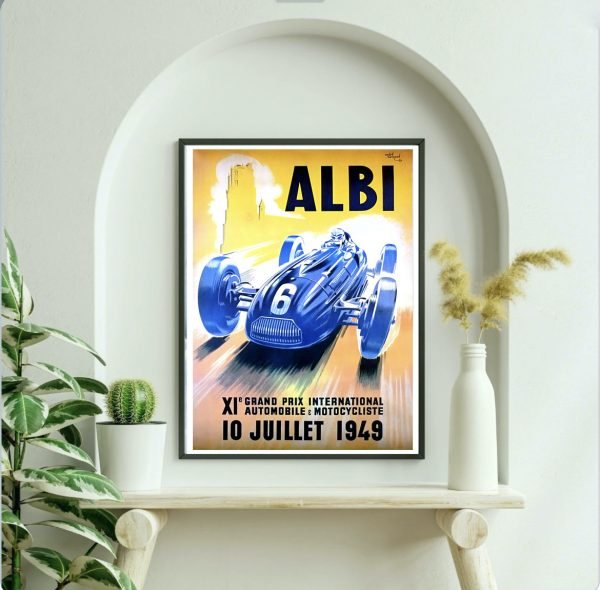 Affiche Albi, Grand Prix International 1949