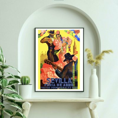 Affiche Feria de Sevilla 1949