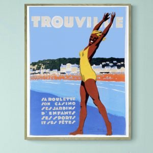 Affiche Trouville, Sa roulette