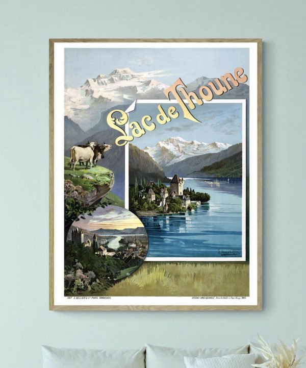 Affiche Lac de Thoune