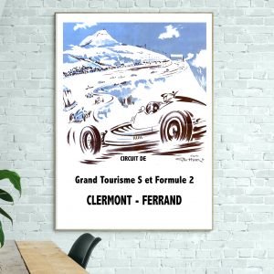 Affiche Grand Tourisme 5 et Formule 2 - Clermont Ferrand