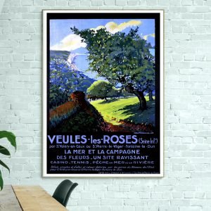 Affiche Veules les Roses