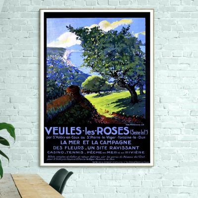 Affiche Veules les Roses