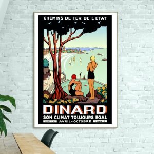 Affiche Dinard, son climat toujours Idéal